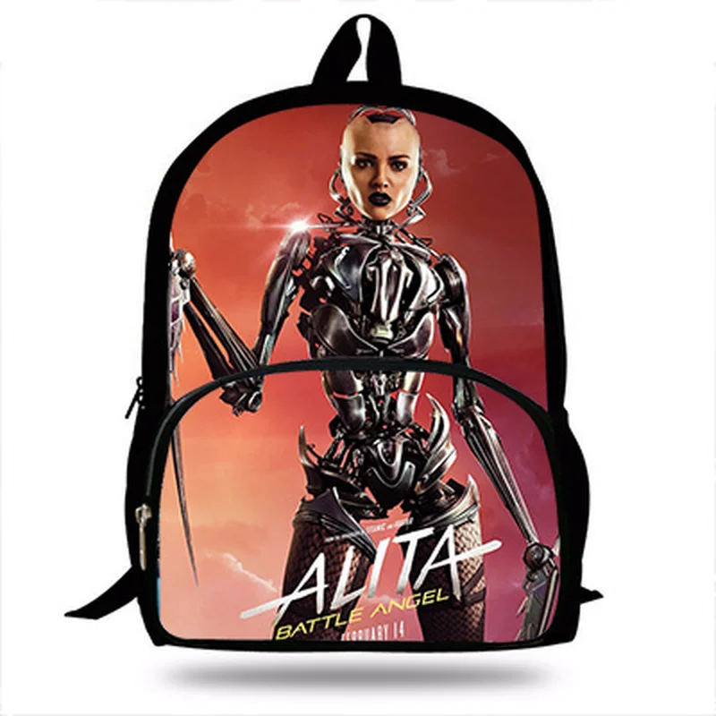 Хит продаж 16-дюймовый рюкзак Alita Battle Angel для девочек-подростков повседневный