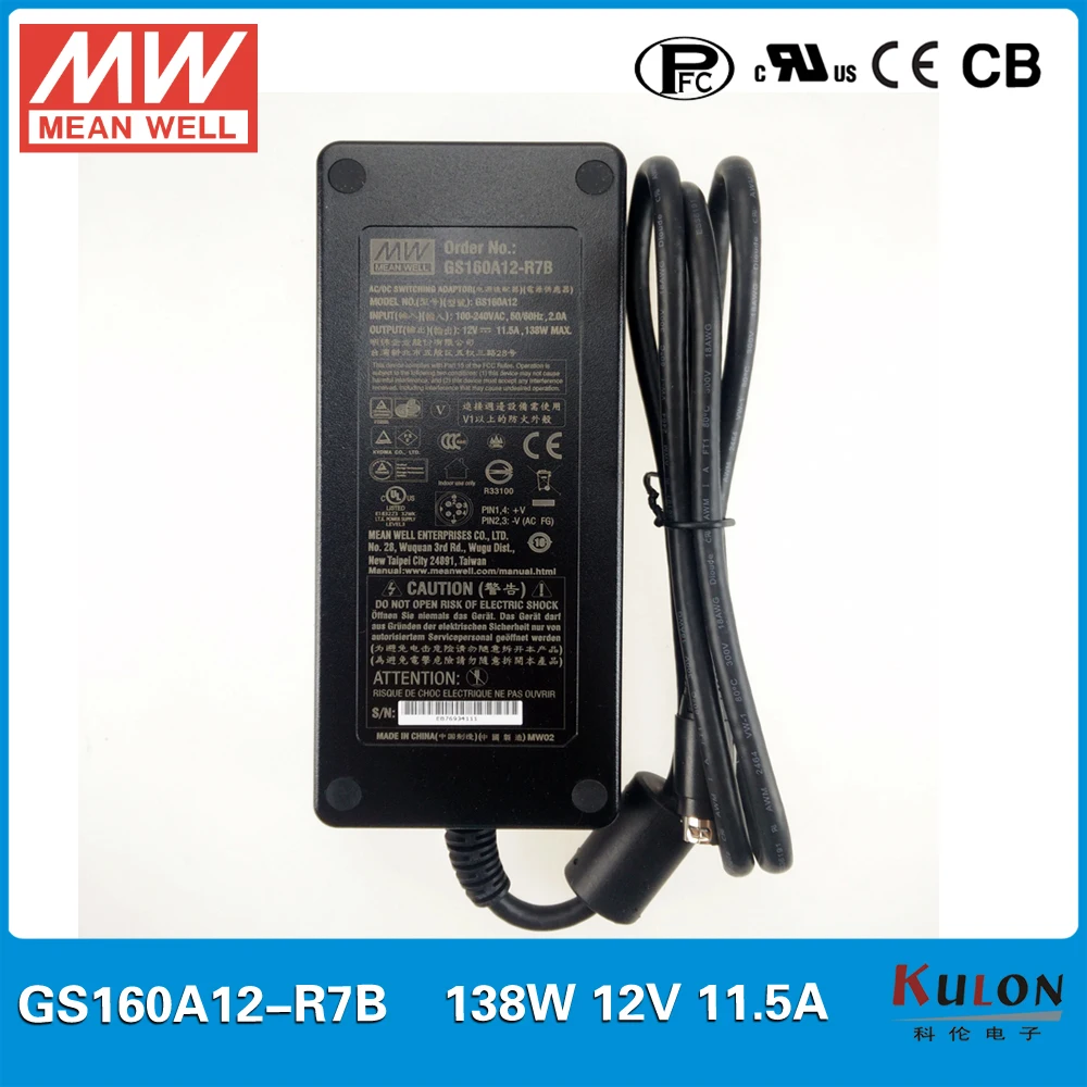 Оригинальный Mean Well GST160A12-R7B 138 Вт 12В 11,5а AC-DC уровень V Meanwell настольный промышленный адаптер 4-контактный
Оригинальный Mean Well GST160A12-R7B 138 Вт 12В 11,5а AC-DC уровень V Meanwell настольный промышленный адаптер 4-контактный