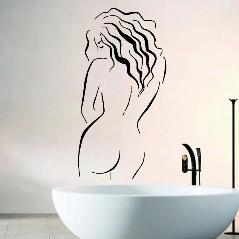 Free shipping Art Decor Sexy Nude Woman Wall Sticker Bathroom Waterproof Removable Home Decor Interior Design Wall Decals
Free shipping Art Decor Sexy Nude Woman Wall Sticker Bathroom Waterproof Removable Home Decor Interior Design Wall Decals
