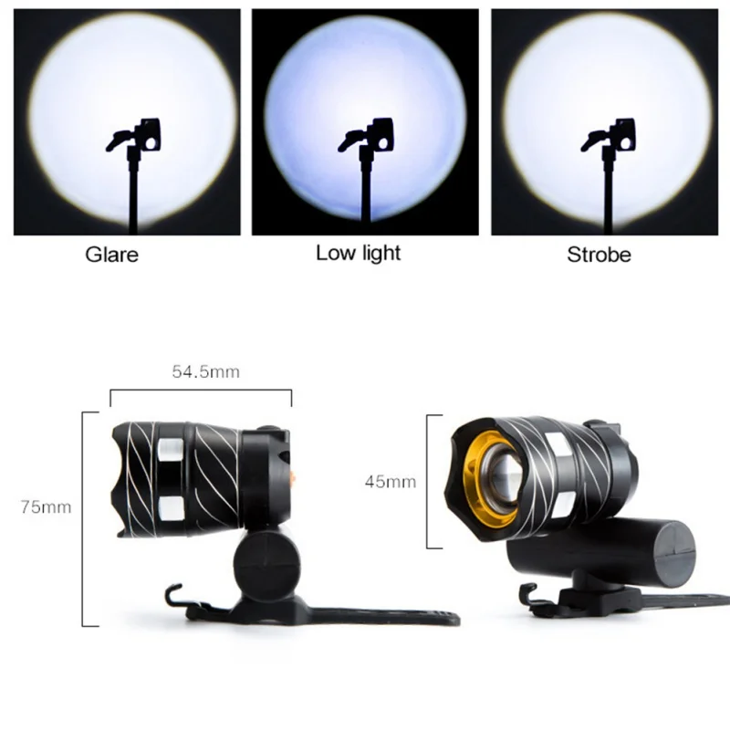 T6 LED Bicycle Light Bike Front Lamp Outdoor Zoomable Torch Headlight USB Rechargeable Built-in Battery
T6 LED Bicycle Light Bike Front Lamp Outdoor Zoomable Torch Headlight USB Rechargeable Built-in Battery