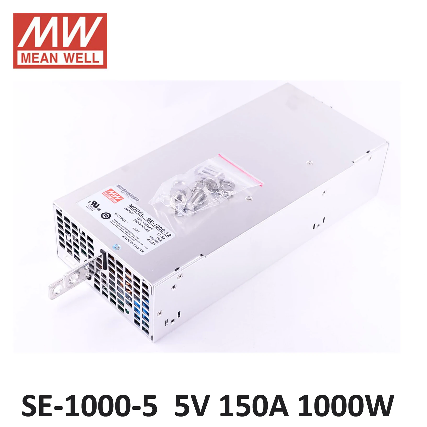 Оригинальная средняя мощность питания SE-1000W 5 V 150A 9 V 12 V 15 V Промышленный импульсный источник питания DC 24 V 48 V означает хорошо UL 1000 W SMPS
Оригинальная средняя мощность питания SE-1000W 5 V 150A 9 V 12 V 15 V Промышленный импульсный источник питания DC 24 V 48 V означает хорошо UL 1000 W SMPS