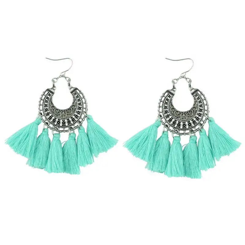 2019 Brincos Women Brand Boho Drop Fringe Earring Vintage Filigree Ethnic Statement Tassel Earrings Fashion Jewelry Charm
2019 Brincos Women Brand Boho Drop Fringe Earring Vintage Filigree Ethnic Statement Tassel Earrings Fashion Jewelry Charm