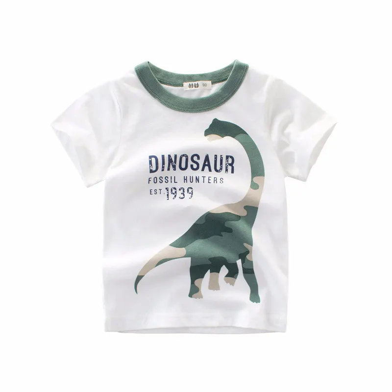 Boys Summer Cotton T-Shirt 2019 Fashion Kids Cartoon Animal Dinosaur Short Sleeve Shirt for Boy Girl 2-8Y Children Top Clothes
Boys Summer Cotton T-Shirt 2019 Fashion Kids Cartoon Animal Dinosaur Short Sleeve Shirt for Boy Girl 2-8Y Children Top Clothes
