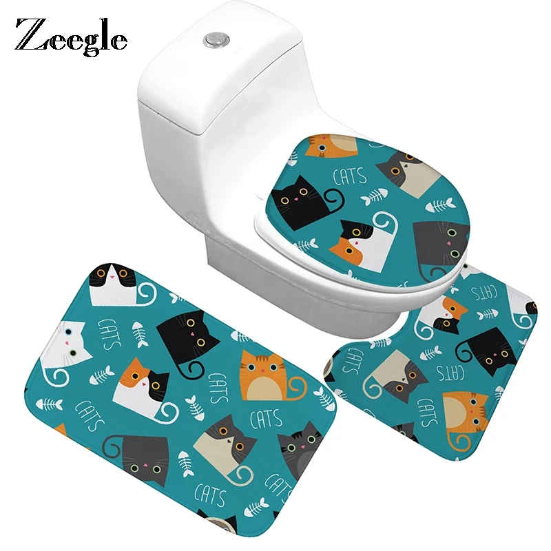 Zeegle Mats For Bathroom Toilet Rug Anti-slip Shower Mats Bathroom Carpet Set Toilet Lid Cover Absorbent Bath Mat Floor Carpet
Zeegle Mats For Bathroom Toilet Rug Anti-slip Shower Mats Bathroom Carpet Set Toilet Lid Cover Absorbent Bath Mat Floor Carpet