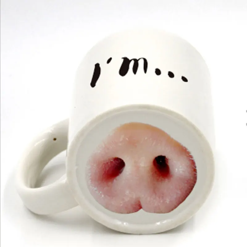 Funny Miss Piggy Nose Mug Ceramic Coffee Tea drinkware Donkey Pink Pig Nose Designed
Funny Miss Piggy Nose Mug Ceramic Coffee Tea drinkware Donkey Pink Pig Nose Designed