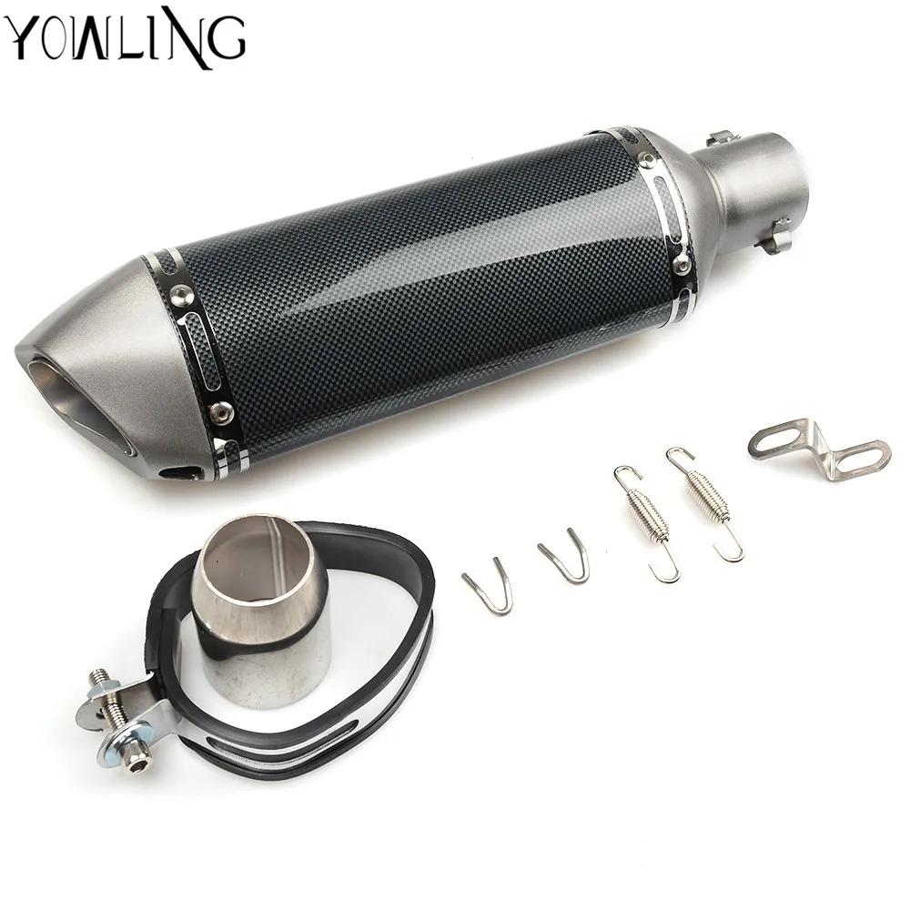 Универсальная выхлопная труба из углеродного волокна 36-51 мм для мотоцикла Honda Hornet CB919 CB1000R CB900 CB1300 Kawasaki z900 z300
Универсальная выхлопная труба из углеродного волокна 36-51 мм для мотоцикла Honda Hornet CB919 CB1000R CB900 CB1300 Kawasaki z900 z300