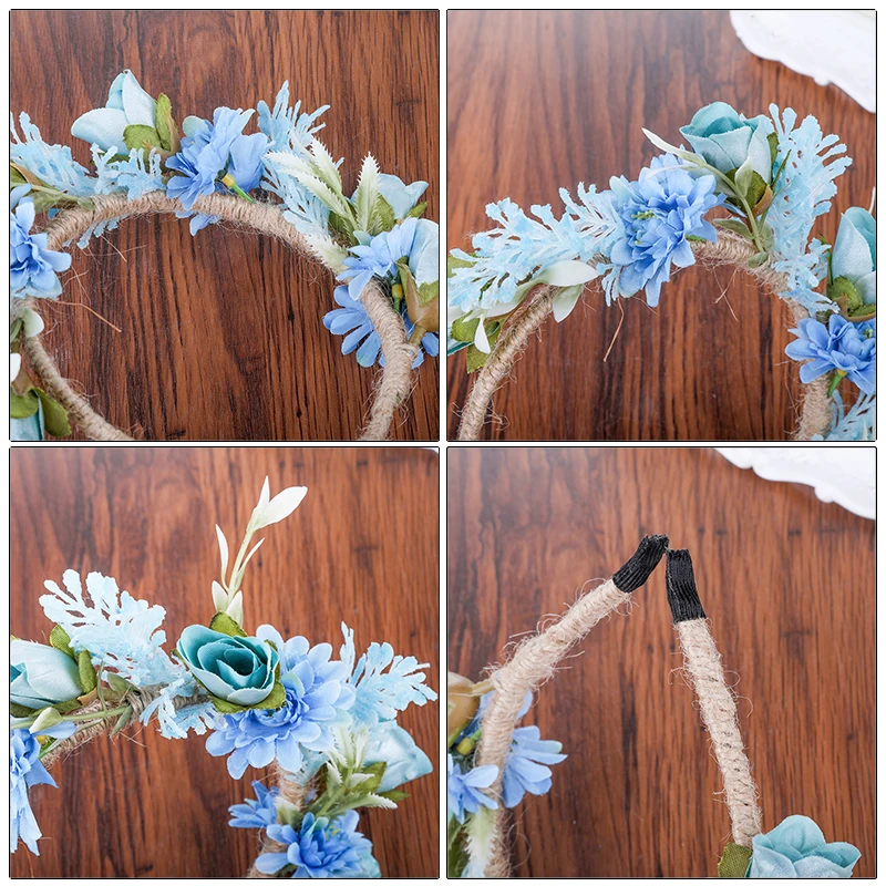 Haimeikang New Arrive Flower Crown Floral Headband Hair Accessories Hair Bands Bride Bohemian Flower Headband Beach Headwear
Haimeikang New Arrive Flower Crown Floral Headband Hair Accessories Hair Bands Bride Bohemian Flower Headband Beach Headwear