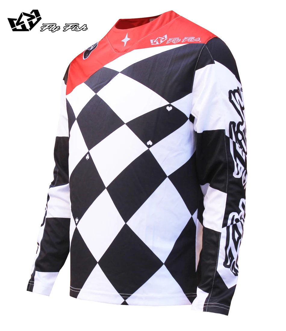 2018 FLY FISH RACING Mens SE Joker Mens MX Offroad Jersey White/Black DH Downhill Jersey MX MTB T shirt Jerseys Bike Cycling
2018 FLY FISH RACING Mens SE Joker Mens MX Offroad Jersey White/Black DH Downhill Jersey MX MTB T shirt Jerseys Bike Cycling