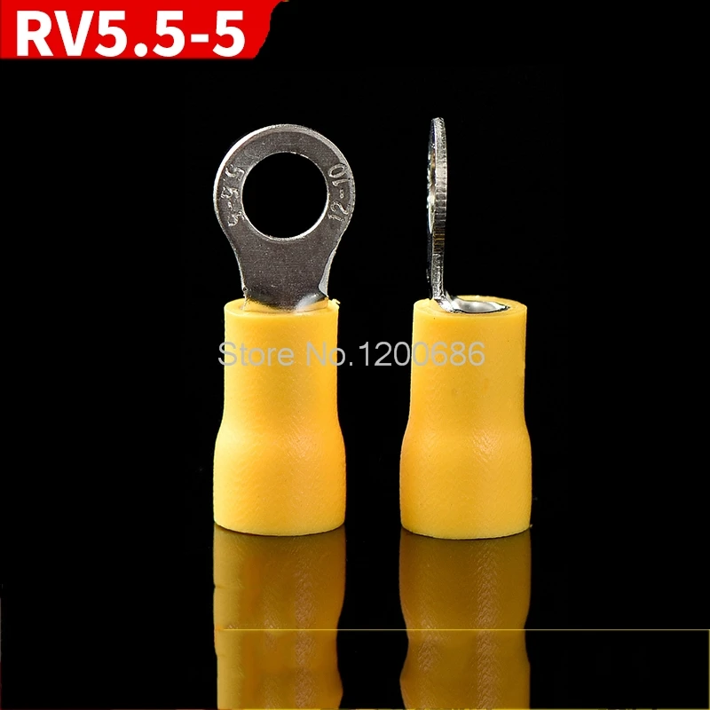The introduction of pre-insulated round cold-pressed terminal RV5.5-5 O-type terminal 100 brass
The introduction of pre-insulated round cold-pressed terminal RV5.5-5 O-type terminal 100 brass