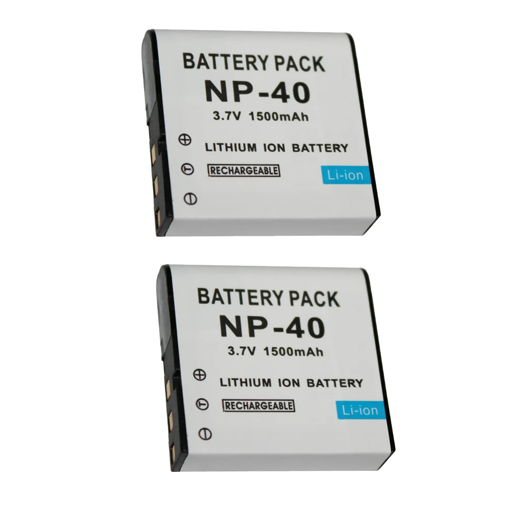 2Pcs/lot 1500mAh Digital Camera Battery Pack Compatible for Casio NP-40 NP-40DCA NP-40DBA DLI-202 and BENQ E610, E520 Wholesale
2Pcs/lot 1500mAh Digital Camera Battery Pack Compatible for Casio NP-40 NP-40DCA NP-40DBA DLI-202 and BENQ E610, E520 Wholesale