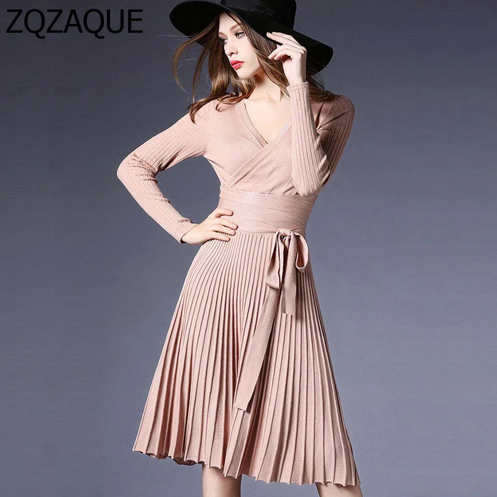 Quality Guaranteed Fashion Dress For WOMEN Sexy Long Sleeve Knitted Apparels Office Lady Bottom Sashes Dress High Elastic SY1945
Quality Guaranteed Fashion Dress For WOMEN Sexy Long Sleeve Knitted Apparels Office Lady Bottom Sashes Dress High Elastic SY1945