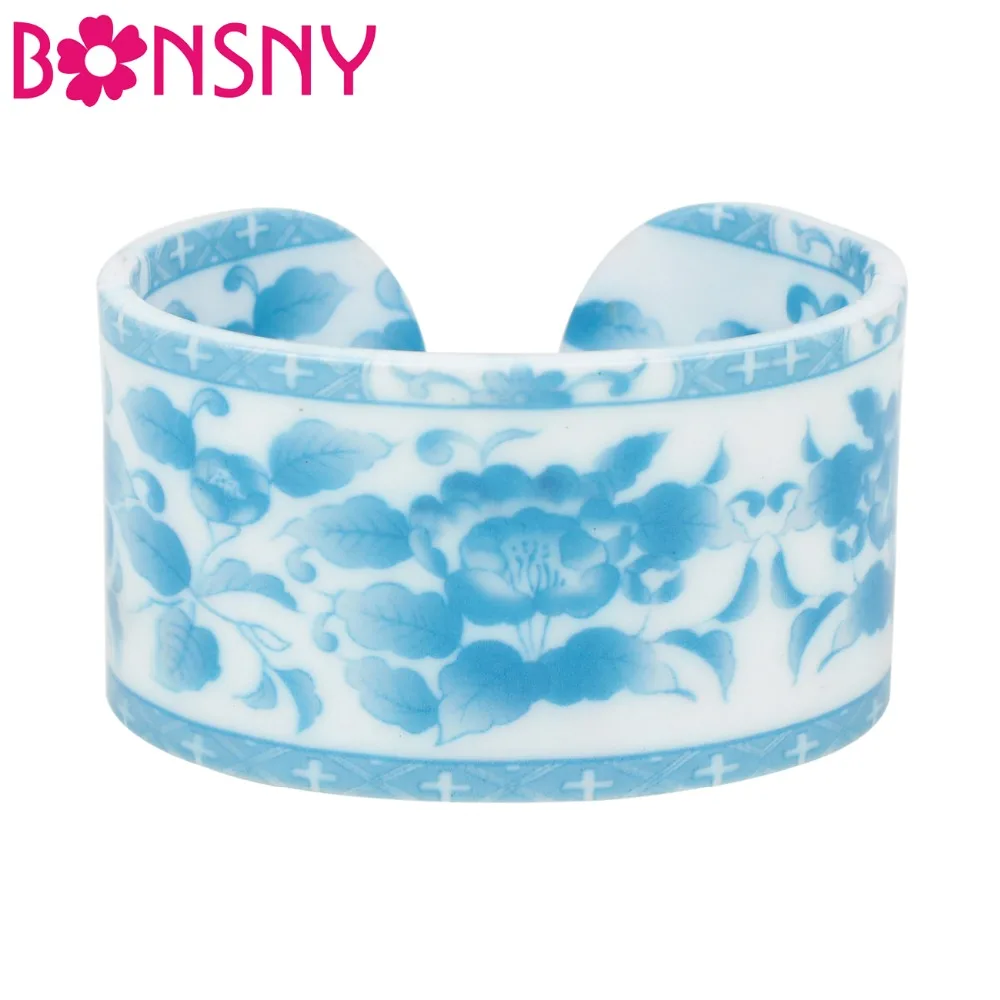 Bonsny Plastic Chinese Lotus Ink And Wash Bangles Bracelets Vintage Ethnic Retro Jewelry For Women Girls Ladies Souvenir Gift
Bonsny Plastic Chinese Lotus Ink And Wash Bangles Bracelets Vintage Ethnic Retro Jewelry For Women Girls Ladies Souvenir Gift