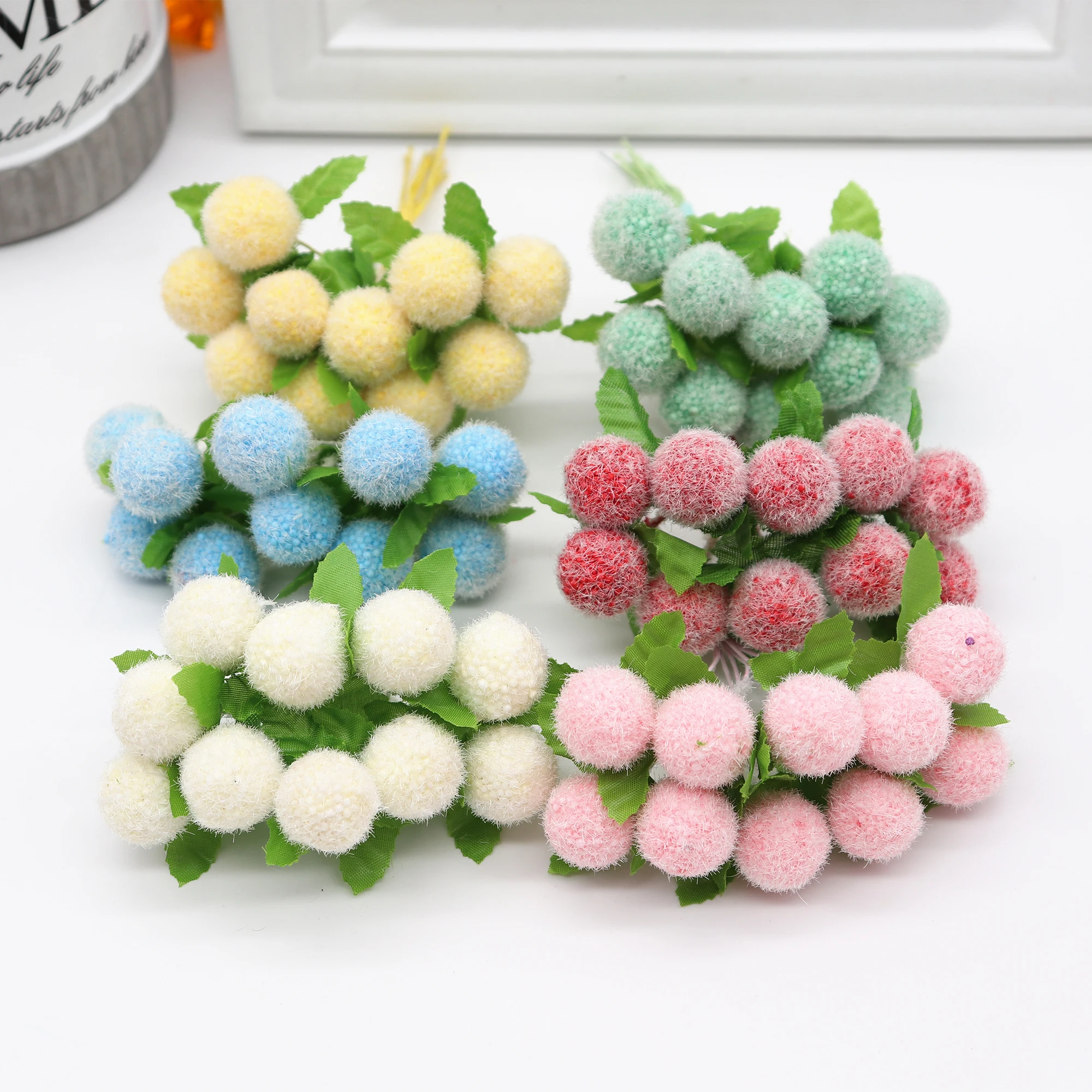 10pcs Foam Cherry Stamens Chiffon Artificial Flower Wedding Home Decoration diy Wreath Gift Box Cut & Clip Craft Fake Flower
10pcs Foam Cherry Stamens Chiffon Artificial Flower Wedding Home Decoration diy Wreath Gift Box Cut & Clip Craft Fake Flower