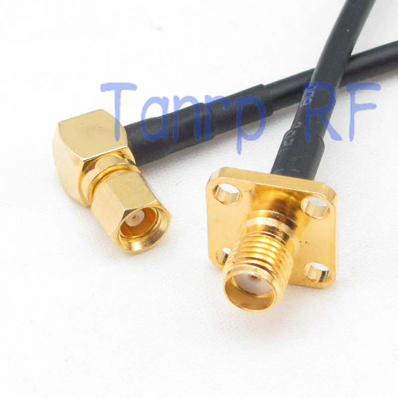 6in SMC male right angle to SMA female with 4 hole panle RF connector adapter 15CM Pigtail coaxial jumper RG174 extension cable
6in SMC male right angle to SMA female with 4 hole panle RF connector adapter 15CM Pigtail coaxial jumper RG174 extension cable