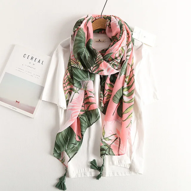 Women Leaf Printed Pattern Tassel Scarf Printed Quality Cotton Shawls Wraps Hijabs 10pcs/Lot
Women Leaf Printed Pattern Tassel Scarf Printed Quality Cotton Shawls Wraps Hijabs 10pcs/Lot