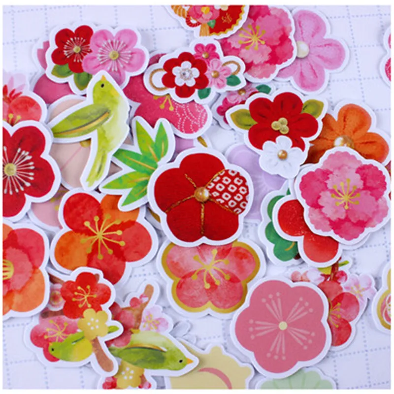 36pcs Creative kawaii Self-made plum blossom / flowers stickers/ beautiful /decorative /DIY craft photo albums
36pcs Creative kawaii Self-made plum blossom / flowers stickers/ beautiful /decorative /DIY craft photo albums