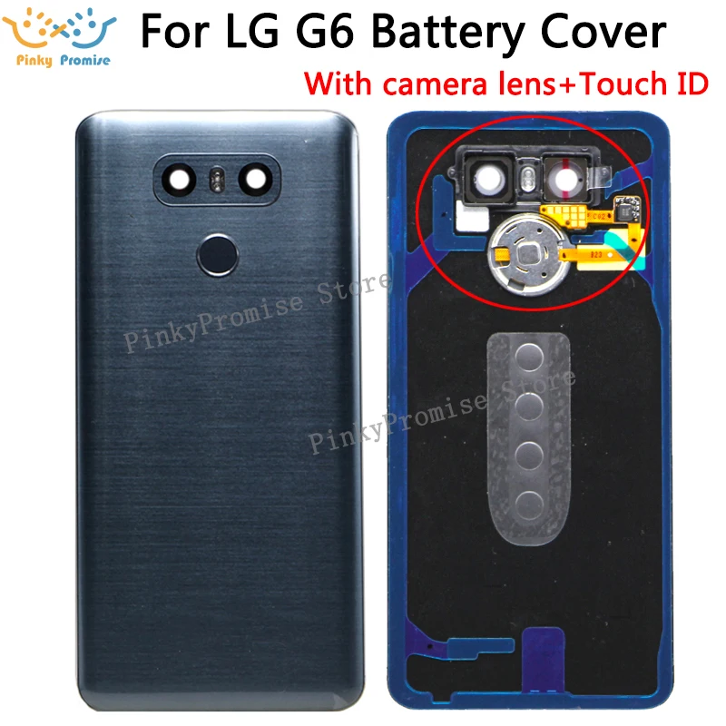 Новая задняя крышка для LG G6 LS993 US997 VS998 H870 H871 H872 H873 Задняя стеклянная батарейного
