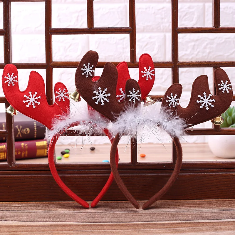 1Pc Christmas Decorations For Home Snowflake Bells Reindeer Headband For Kids New Year 2019 Party Decoration Cute Headband
1Pc Christmas Decorations For Home Snowflake Bells Reindeer Headband For Kids New Year 2019 Party Decoration Cute Headband