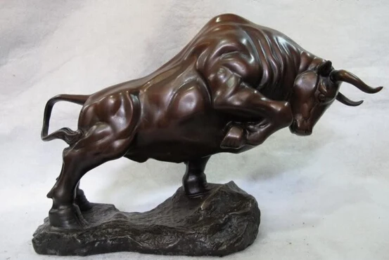 xd 003430 Chinese Art statuary Bronze Copper abstract Spain corrida Anger OX Bull Statue
xd 003430 Chinese Art statuary Bronze Copper abstract Spain corrida Anger OX Bull Statue