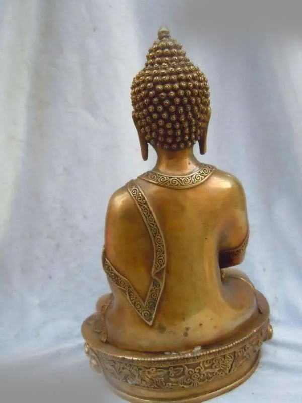 free shipping 12" China finely brass carved apothecary buddha Bodhisattva sculpture statue
free shipping 12" China finely brass carved apothecary buddha Bodhisattva sculpture statue