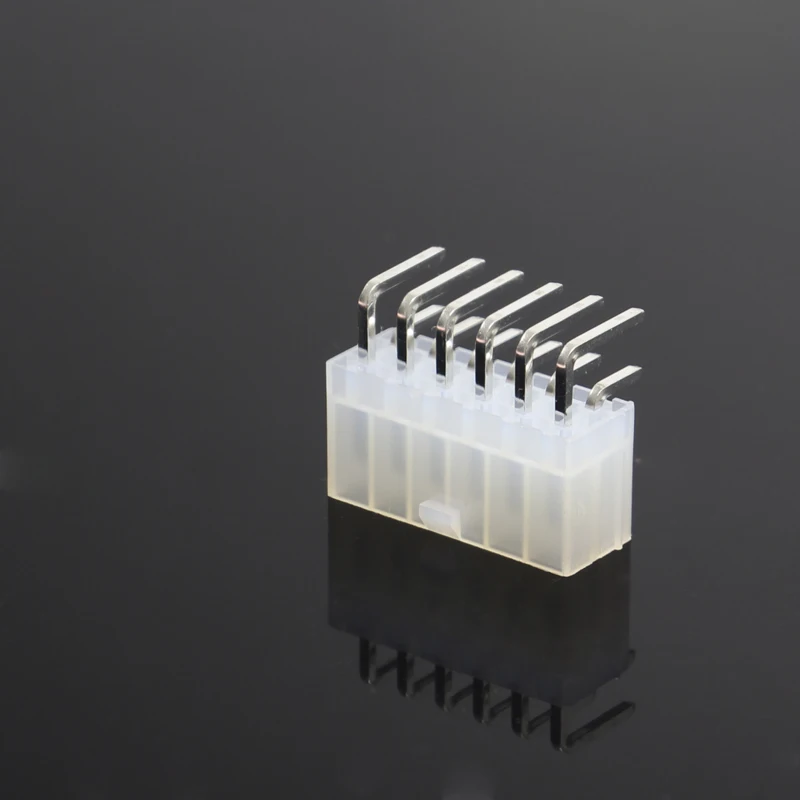 12p Circuit board connector 4.2mm 5557 needle needle curved needle seat solid double
12p Circuit board connector 4.2mm 5557 needle needle curved needle seat solid double
