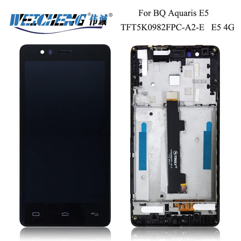 ЖК-дисплей Pantalla с сенсорным экраном дигитайзер + рамка для BQ Aquaris E5 4G 0982 TFT5K0982FPC-A2-E LCD Con Marco для BQ E5
ЖК-дисплей Pantalla с сенсорным экраном дигитайзер + рамка для BQ Aquaris E5 4G 0982 TFT5K0982FPC-A2-E LCD Con Marco для BQ E5