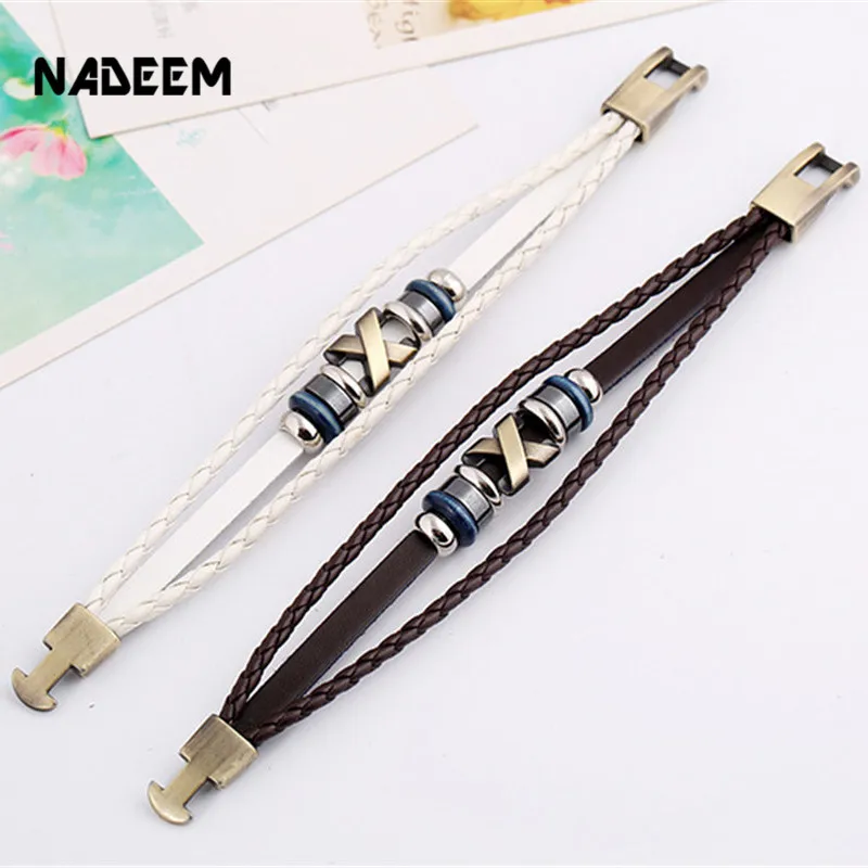 NADEEM Drop Shipping Punk Genuine Leather Woven Charm Bracelet Vintage Buckle Leather Bracelets Bangle Jewelry Men Male Gift
NADEEM Drop Shipping Punk Genuine Leather Woven Charm Bracelet Vintage Buckle Leather Bracelets Bangle Jewelry Men Male Gift