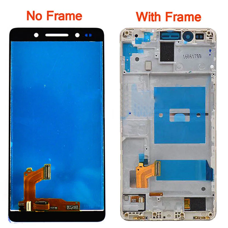 Для Huawei Honor 7 ЖК-дисплей кодирующий преобразователь сенсорного экрана в сборе