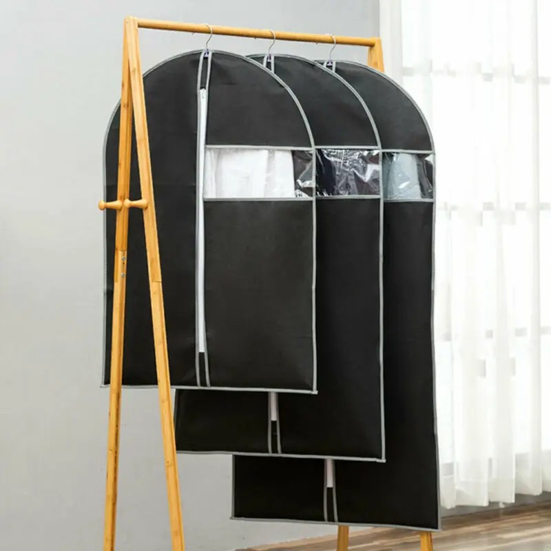 Breathable Dust Cover Hanging Garment Coat Clothes Protector Bags Damp-proof Clothing Cover
Breathable Dust Cover Hanging Garment Coat Clothes Protector Bags Damp-proof Clothing Cover