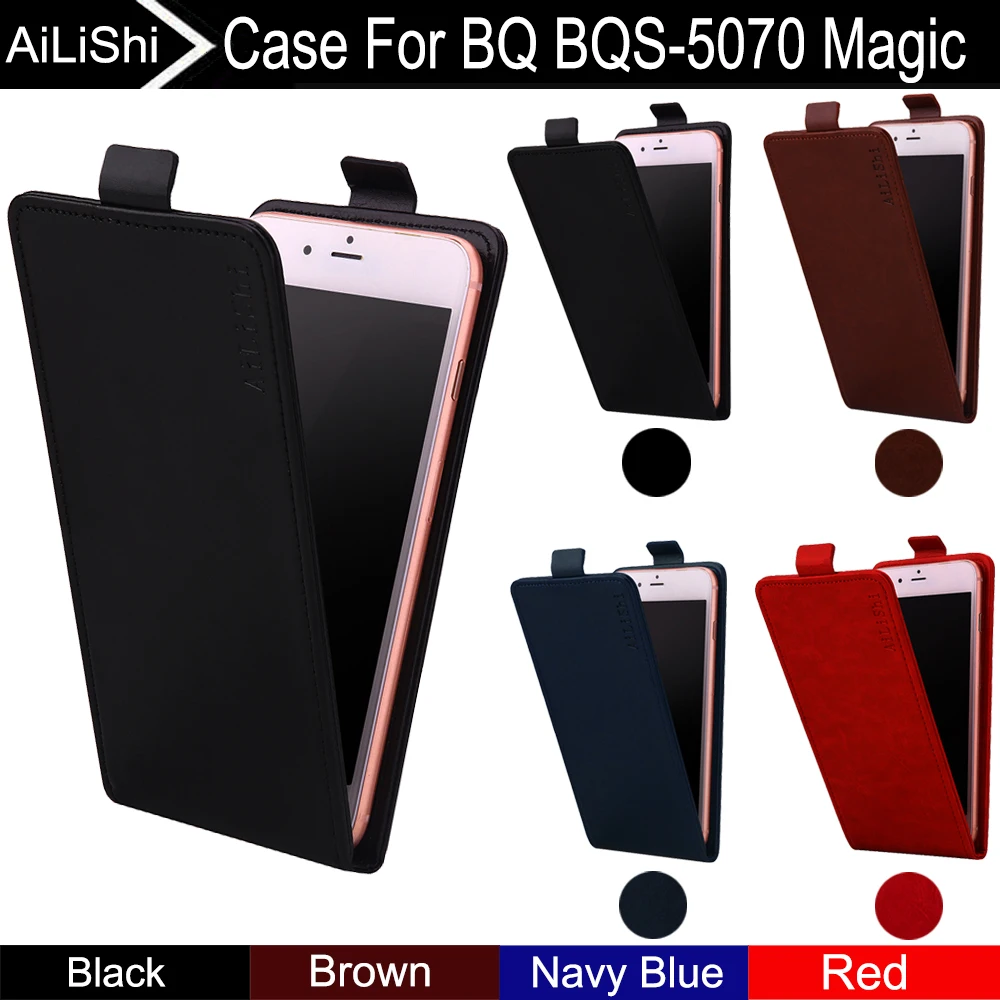 

AiLiShi For BQ BQS-5070 BQS 5070 Magic Case Up And Down Vertical Phone Flip Leather Case Phone Accessories 4 Colors Tracking