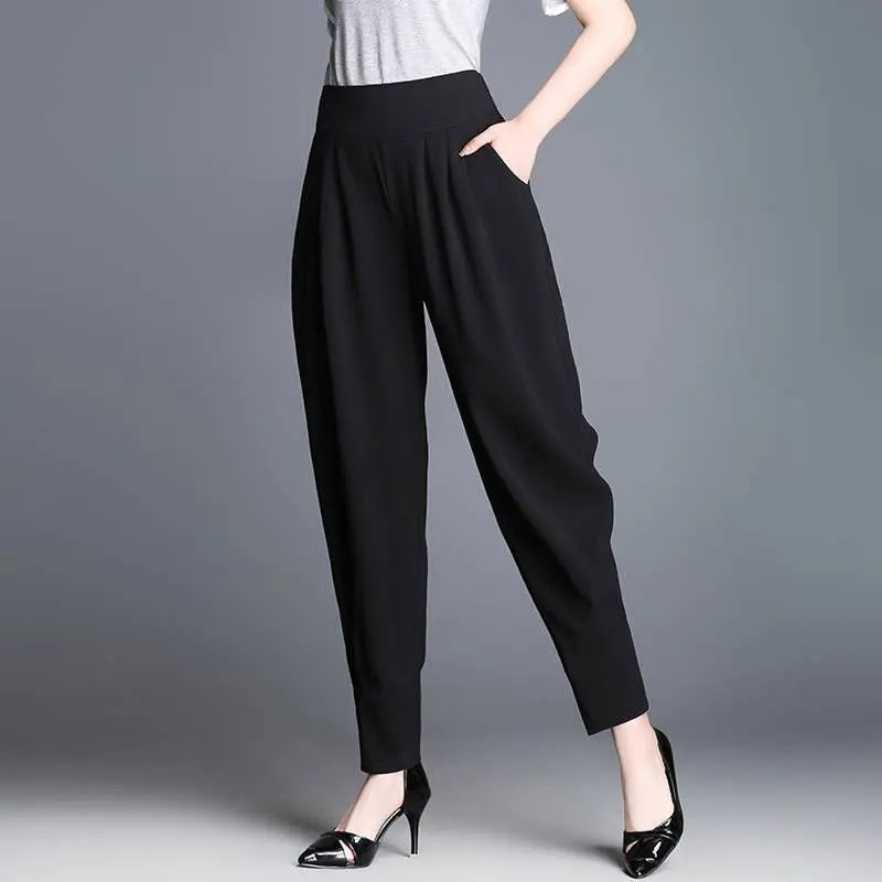 F&je New Spring Summer Women Harem Pants Plus Size Loose Casual High Waist Long Pants Pocket Female Trousers Big Size D43
F&je New Spring Summer Women Harem Pants Plus Size Loose Casual High Waist Long Pants Pocket Female Trousers Big Size D43