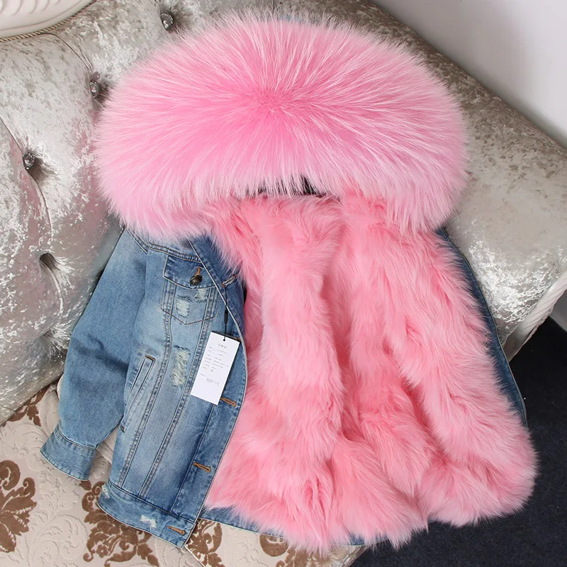 2018 New Cowboy Overcomes Winter Real Fox Fur Liner Long-collared Hooded Parkas Mujer Raccoon Fox Fur Winter Coat Women
2018 New Cowboy Overcomes Winter Real Fox Fur Liner Long-collared Hooded Parkas Mujer Raccoon Fox Fur Winter Coat Women