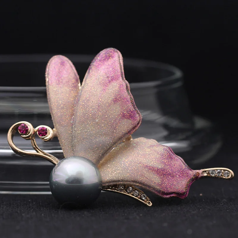 Donia Jewelry Fashion Cute Violetta Purple Butterfly Brooch Female Christmas Ornaments Imitation Pearl Hood and Brochet Bijoux
Donia Jewelry Fashion Cute Violetta Purple Butterfly Brooch Female Christmas Ornaments Imitation Pearl Hood and Brochet Bijoux