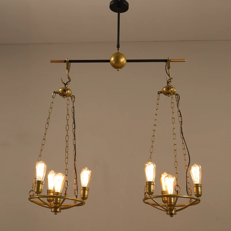 2/5/8 pendant lamps Lucky pendant lights Creative Restaurant Coffee Bar Bar Personal Retro American Industrial Wind Gold GY244
2/5/8 pendant lamps Lucky pendant lights Creative Restaurant Coffee Bar Bar Personal Retro American Industrial Wind Gold GY244