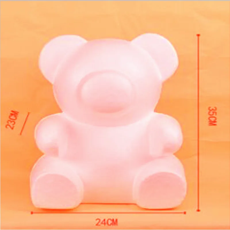 Valentine's gift 1PCS 35cm Foam Rose Bear Mold DIY Artificial Rose Flower Bear Plastic Bear Roses Model Accessories Bag
Valentine's gift 1PCS 35cm Foam Rose Bear Mold DIY Artificial Rose Flower Bear Plastic Bear Roses Model Accessories Bag