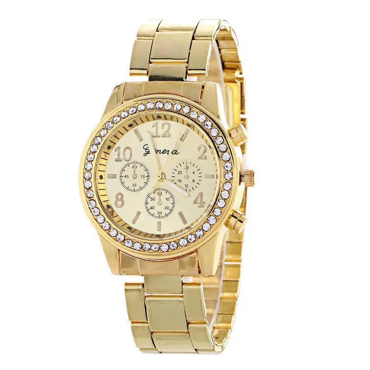 MEIBO Men Women Geneva Crystal Watches Gold & Silver Watchband Round Case Faux Chronograph Classic Quartz Wristwatches Relogio
MEIBO Men Women Geneva Crystal Watches Gold & Silver Watchband Round Case Faux Chronograph Classic Quartz Wristwatches Relogio