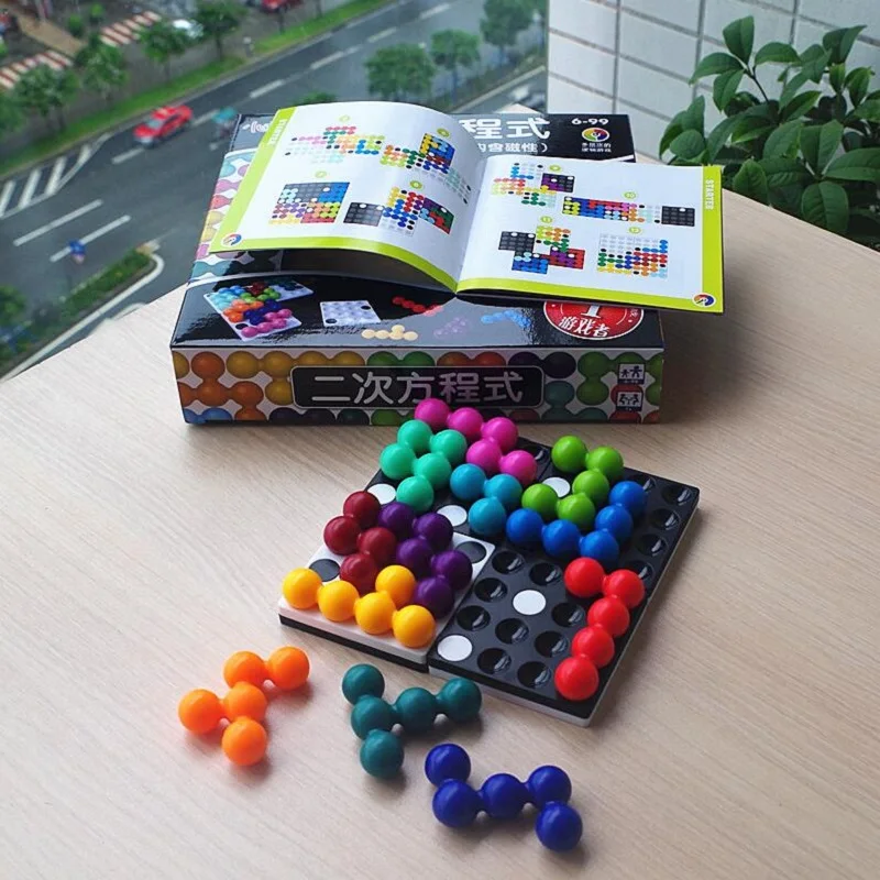 Logic game intelligence magic beads space thinking reasoning early childhood educational toys board game birthday gift
Logic game intelligence magic beads space thinking reasoning early childhood educational toys board game birthday gift