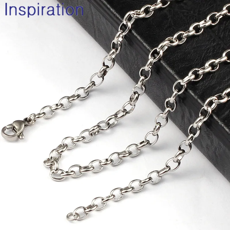 New 18'' 20'' 24'' 28'' 32'' Stainless Steel Chain Necklace with Lobster Clasp fit Floating Locket Pendant Necklace
New 18'' 20'' 24'' 28'' 32'' Stainless Steel Chain Necklace with Lobster Clasp fit Floating Locket Pendant Necklace