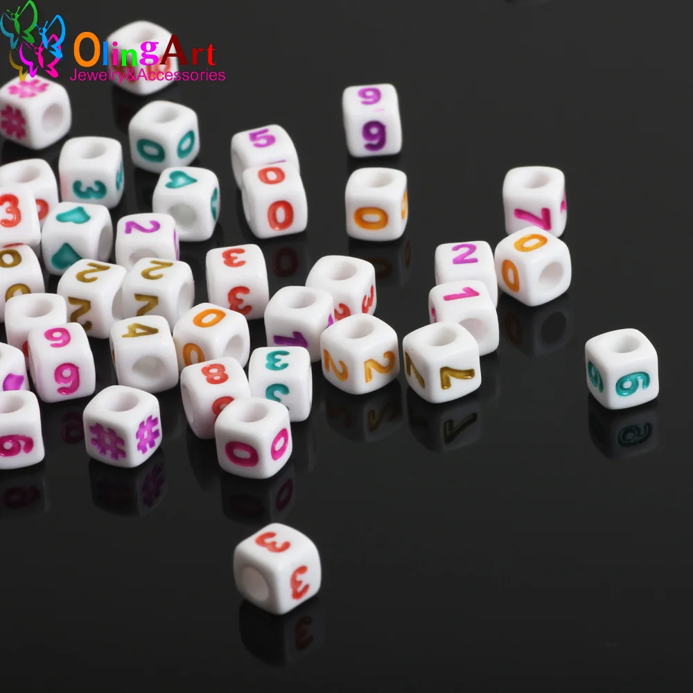 OlingArt 7MM 136Pcs 0~9 Digital Acrylic Beads round/square mixed Children's Bracelet necklace Diy jewelry making
OlingArt 7MM 136Pcs 0~9 Digital Acrylic Beads round/square mixed Children's Bracelet necklace Diy jewelry making