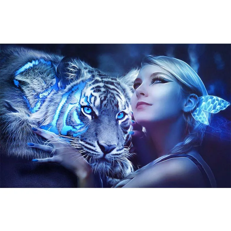Beauty and tiger diamond Embroidery diy diamond painting mosaic diamand painting 3d cross stitch diamond pictures H831
Beauty and tiger diamond Embroidery diy diamond painting mosaic diamand painting 3d cross stitch diamond pictures H831