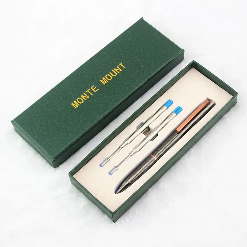 Luxury quality Blue ink color ballpoint pen Luxury Metal Design office Ball pens Stationery School supplies Canetas escolar gift
Luxury quality Blue ink color ballpoint pen Luxury Metal Design office Ball pens Stationery School supplies Canetas escolar gift