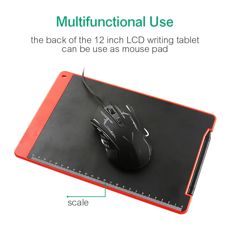 12''LCD Writing Tablet Digital Graphic Tablet Electronic Handwriting Drawing Pad Notepad Paint Board + Pen/Battery kids gift
12''LCD Writing Tablet Digital Graphic Tablet Electronic Handwriting Drawing Pad Notepad Paint Board + Pen/Battery kids gift