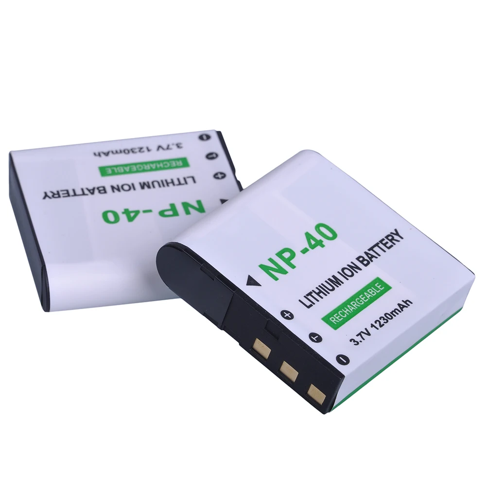 3Pcs 1230mAh NP-40 NP 40 NP40 Li-ion Battery for EX-FC100 EX-P505 EX-Z100 EXILIM EX-Z1050 EX-P600/P700 EX-Z57 | Электроника