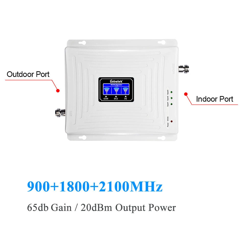 Усилитель сотового сигнала Lintratek KW20C GDW 65дБ GSM/ 3G/ 4G|booster repeater|signal booster repeaterphone signal |