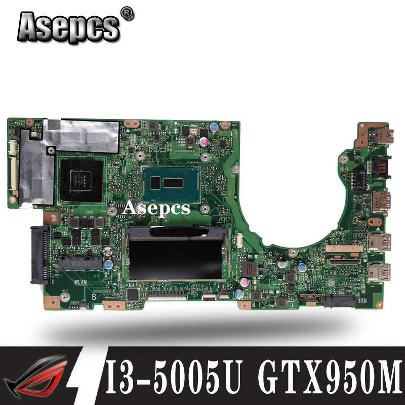 Asepcs K501LX материнская плата для ноутбука For Asus V505L K501LB K501L K501 тестовая оригинальная 4G