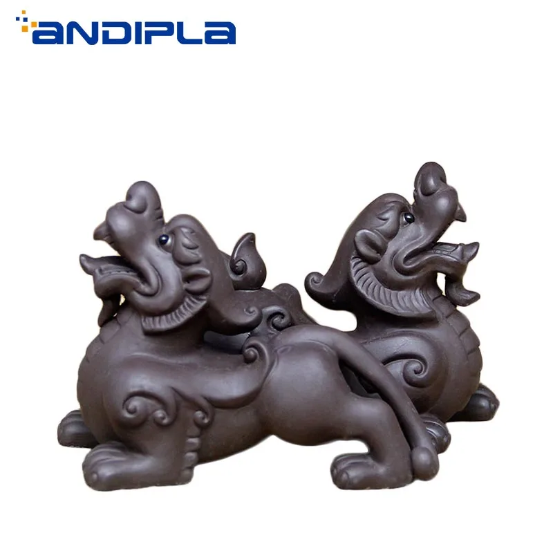 Creative Boutique Purple Clay Tea Pet Handmade Lucky Brave Troops Figurine Ceramic Crafts Office Ornament Feng Shui Home Decor
Creative Boutique Purple Clay Tea Pet Handmade Lucky Brave Troops Figurine Ceramic Crafts Office Ornament Feng Shui Home Decor
