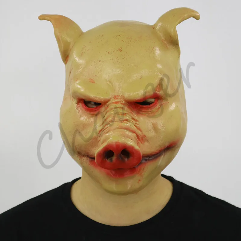Small pig head Mask Adult Angry Pig Head Latex Masks Cospaly Halloween Party
Small pig head Mask Adult Angry Pig Head Latex Masks Cospaly Halloween Party