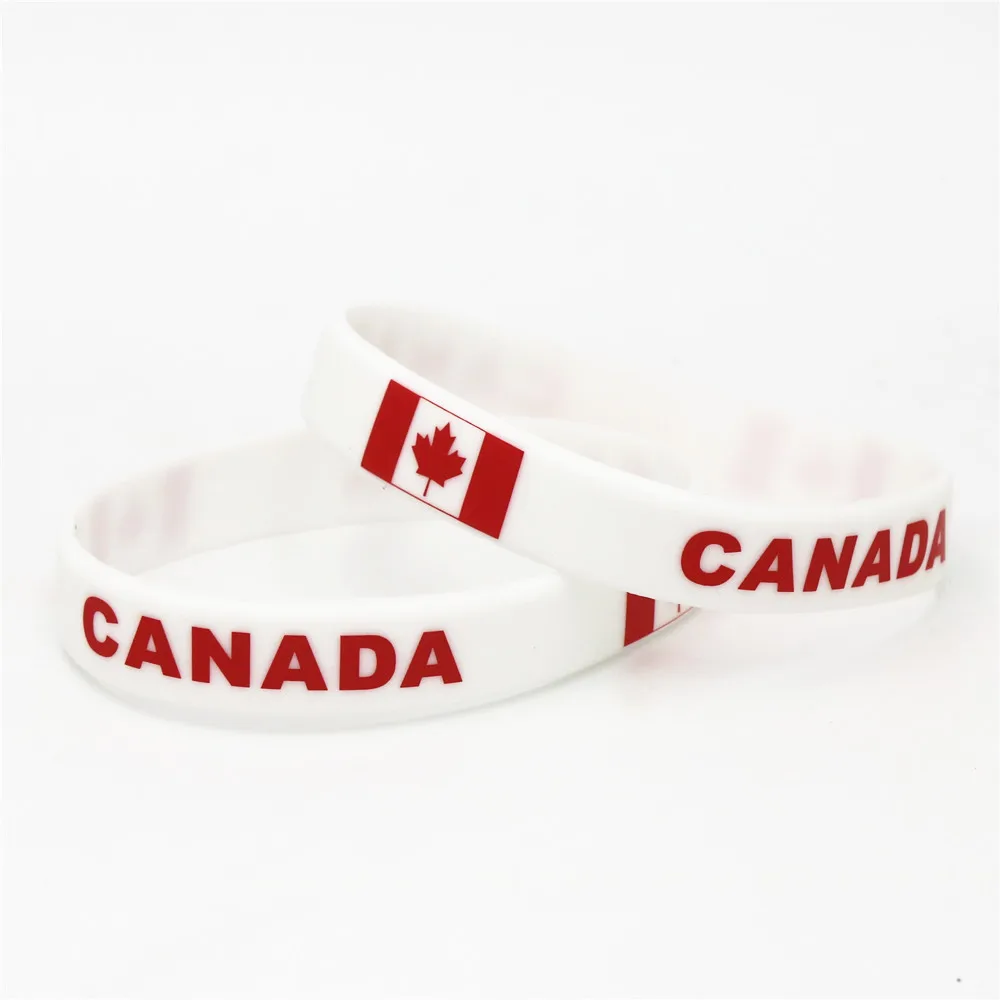 1PC Canada Country Flag Silicone Wristband Football Soccer Team Fans Sports Elastic Rubber Bracelets&Bangles Armband SH239
1PC Canada Country Flag Silicone Wristband Football Soccer Team Fans Sports Elastic Rubber Bracelets&Bangles Armband SH239