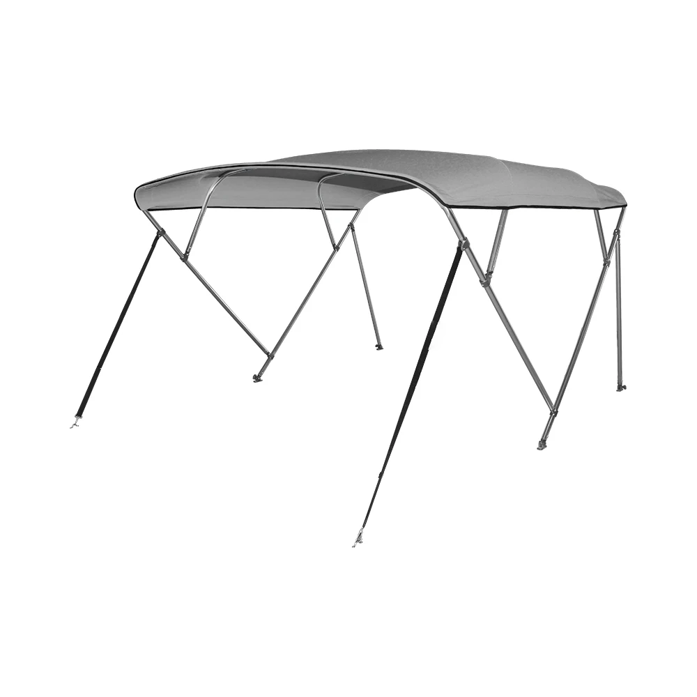4 Bow Aluminum 25mm Round Tubes Bimini Top UV Waterproof 600D Boat Cover with Boot and Hardware,8'x54-60"x54",243x137-153x137cm
4 Bow Aluminum 25mm Round Tubes Bimini Top UV Waterproof 600D Boat Cover with Boot and Hardware,8'x54-60"x54",243x137-153x137cm