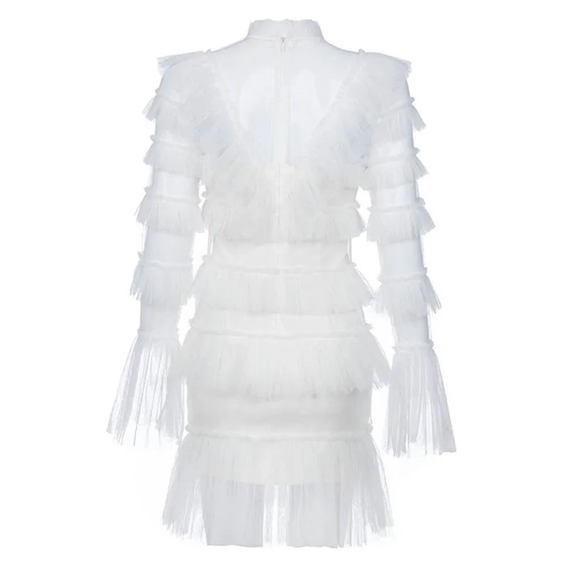 Beateen 2019 New Sexy V-Neck Round Neck Multiple Patchwork Mesh Lace Long Sleeves The Zen Dress Women Party Mini Dress
Beateen 2019 New Sexy V-Neck Round Neck Multiple Patchwork Mesh Lace Long Sleeves The Zen Dress Women Party Mini Dress